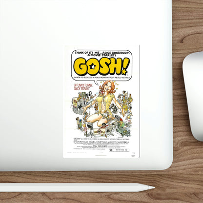 Alice Goodbody aka Gosh! 1974 Movie Poster STICKER Vinyl Die-Cut Decal-The Sticker Space