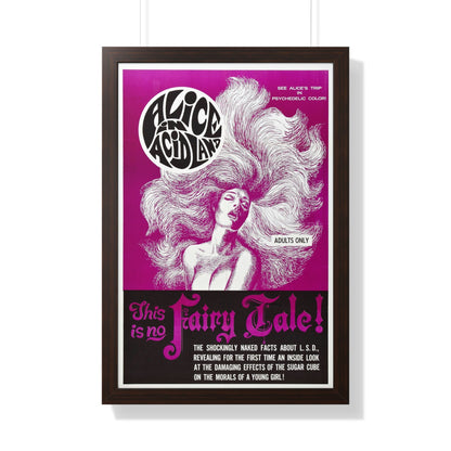 ALICE IN ACIDLAND 1969 - Framed Movie Poster-20" x 30"-The Sticker Space