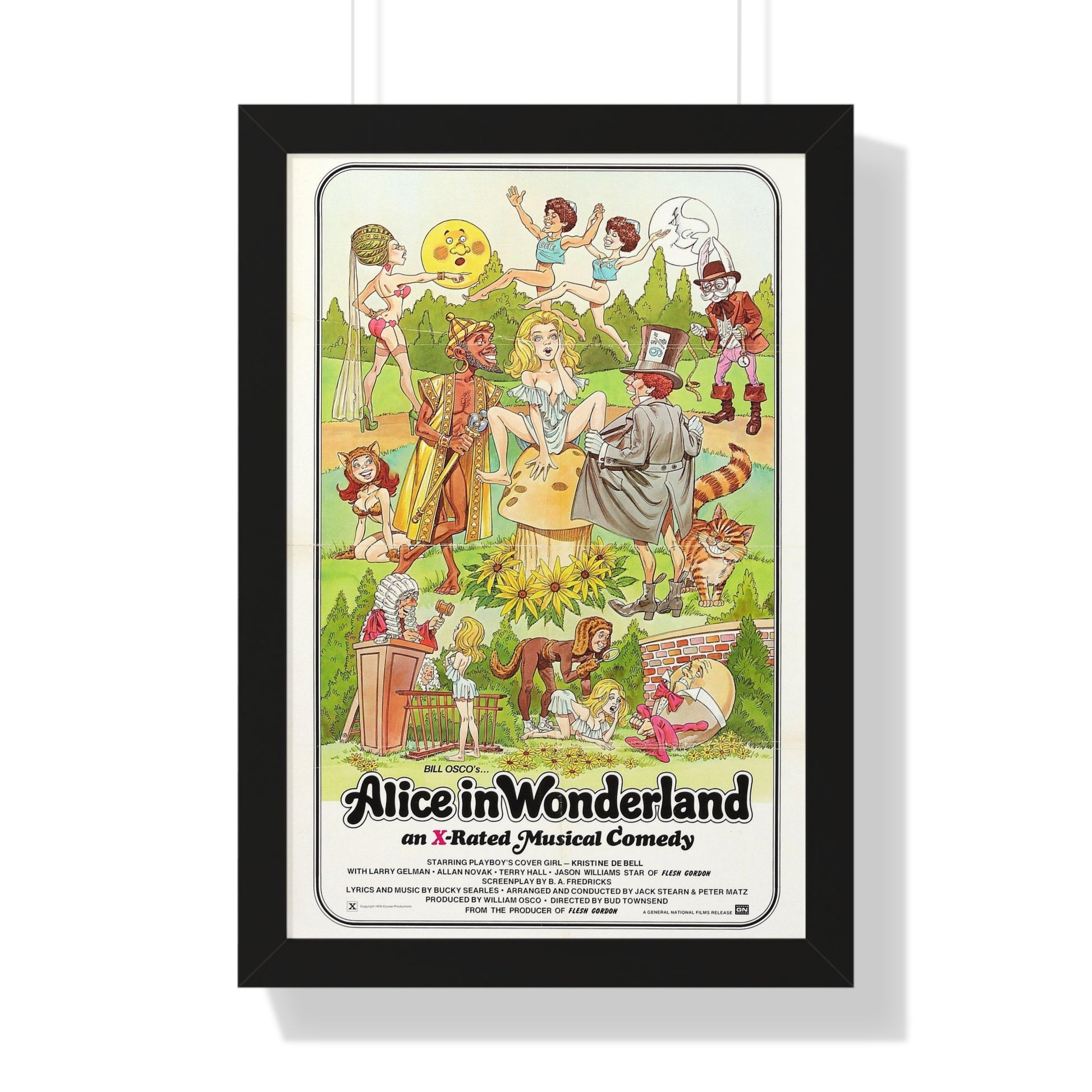 ALICE IN WONDERLAND (an x-rated musical comedy) 1976 - Framed Movie Poster-16″ x 24″-The Sticker Space