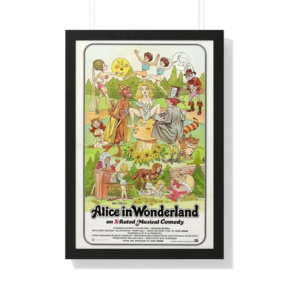 ALICE IN WONDERLAND (an x-rated musical comedy) 1976 - Framed Movie Poster - The Sticker Space