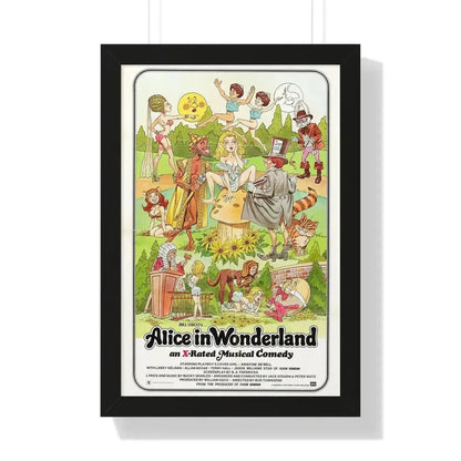 ALICE IN WONDERLAND (an x-rated musical comedy) 1976 - Framed Movie Poster - The Sticker Space
