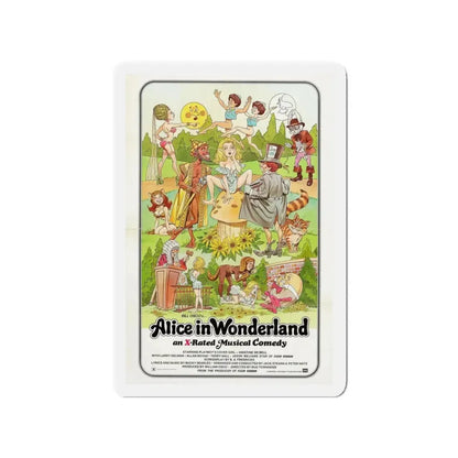 ALICE IN WONDERLAND (an x-rated musical comedy) 1976 Movie Poster - Refrigerator Magnet - The Sticker Space