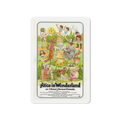 ALICE IN WONDERLAND (an x-rated musical comedy) 1976 Movie Poster - Refrigerator Magnet - The Sticker Space
