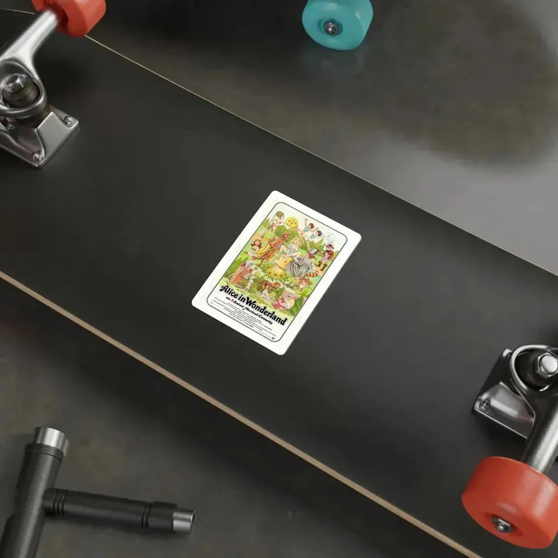 ALICE IN WONDERLAND (An X-Rated Musical Comedy) 1976 Movie Poster STICKER Vinyl Die-Cut Decal - The Sticker Space