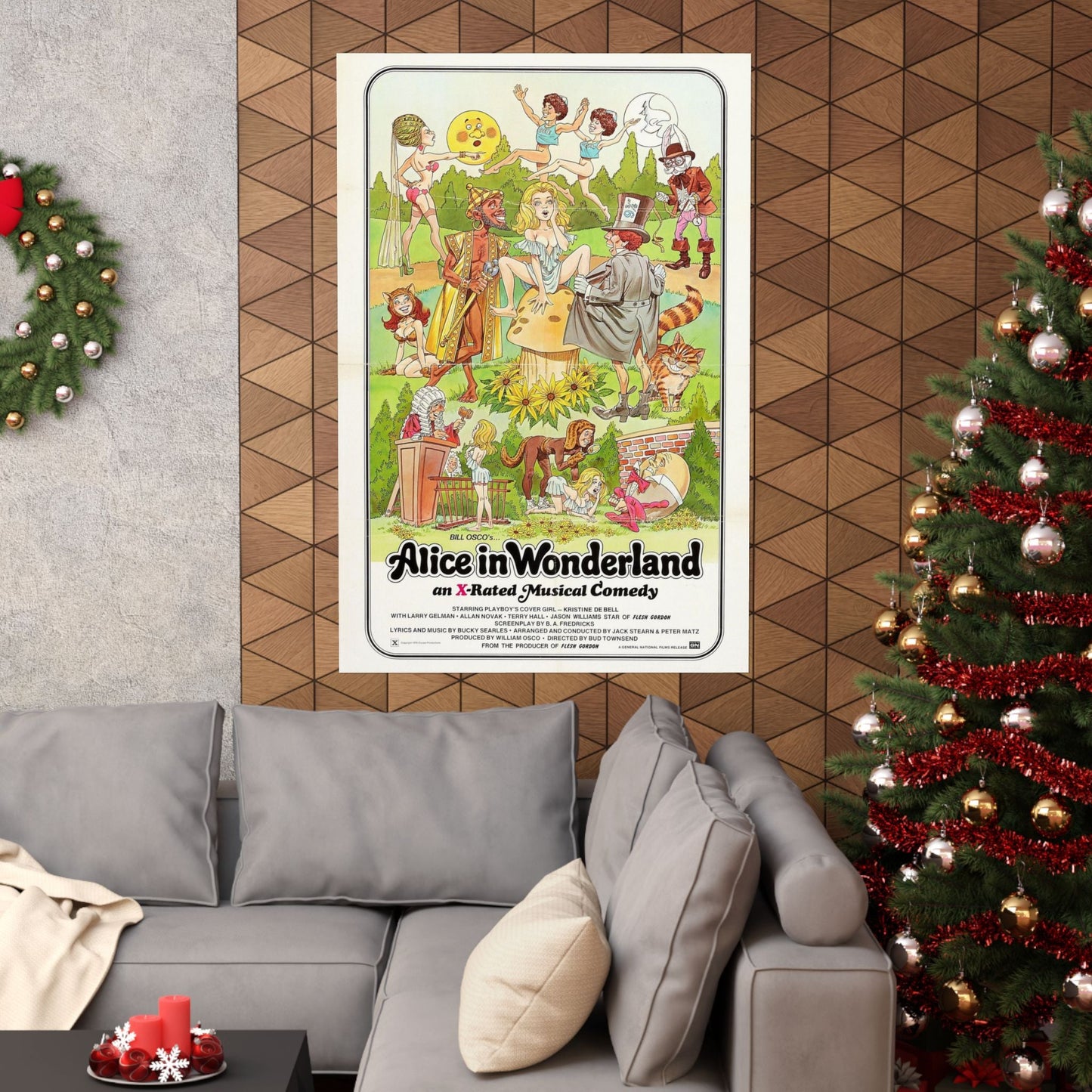 ALICE IN WONDERLAND (an x-rated musical comedy) 1976 - Paper Movie Poster-The Sticker Space