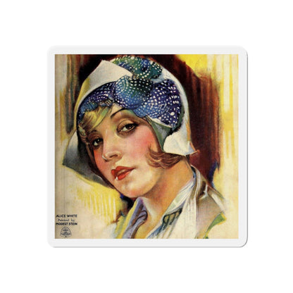 Alice White (Magazine Illustration) Refrigerator Magnet-5" x 5"-The Sticker Space