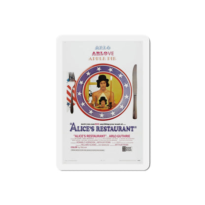 Alice's Restaurant 1969 Movie Poster Die-Cut Magnet-2 Inch-The Sticker Space