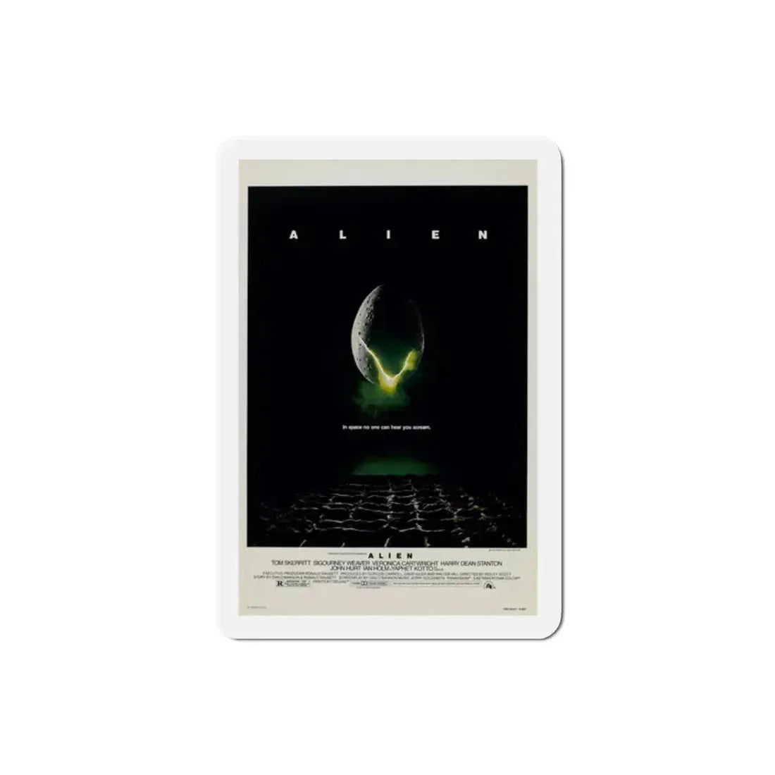 Alien 1979 Movie Poster Refrigerator Magnet 2 Inch - The Sticker Space