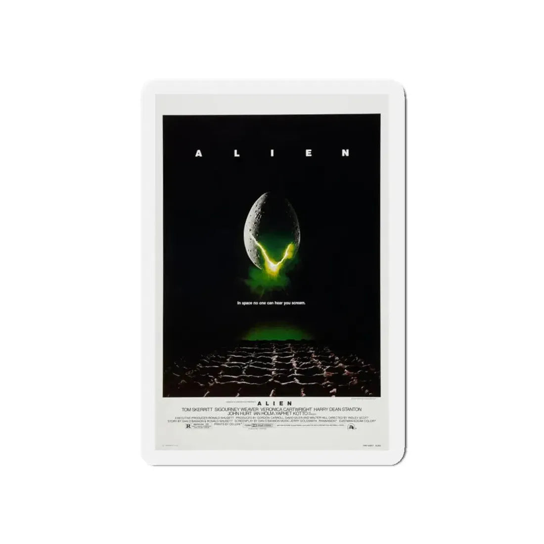 ALIEN 1979 Movie Poster - Refrigerator Magnet 5 Inch - The Sticker Space