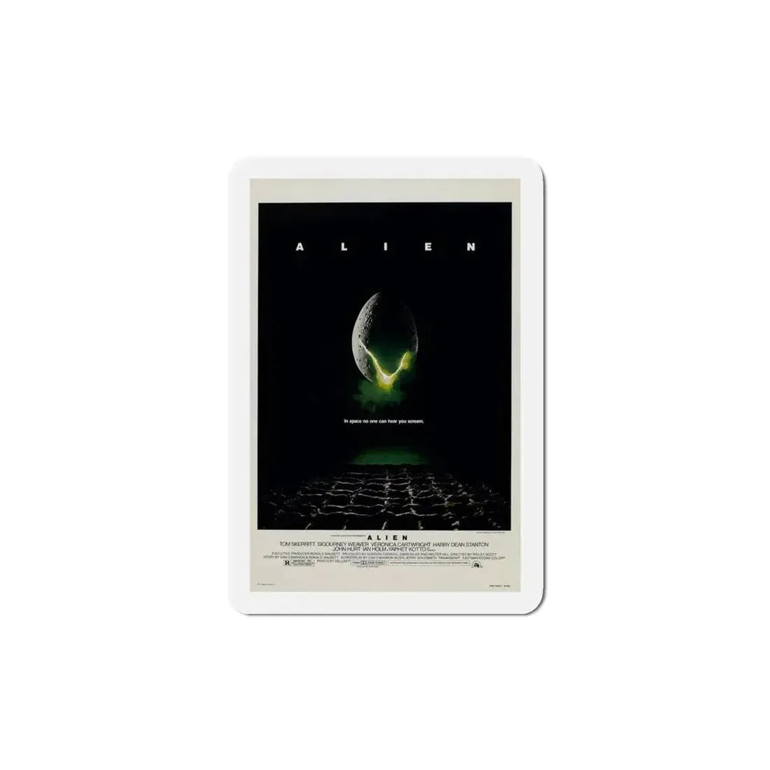 Alien 1979 Movie Poster Refrigerator Magnet 5 Inch - The Sticker Space