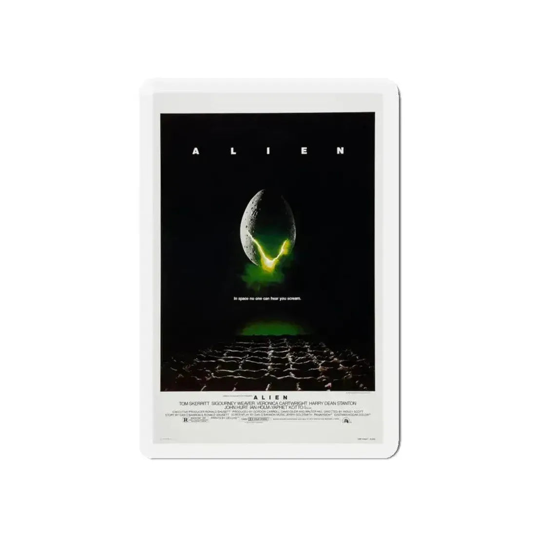 ALIEN 1979 Movie Poster - Refrigerator Magnet - The Sticker Space