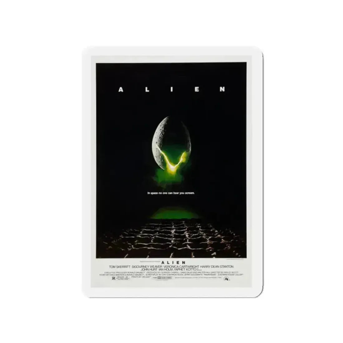 ALIEN 1979 Movie Poster - Refrigerator Magnet - The Sticker Space