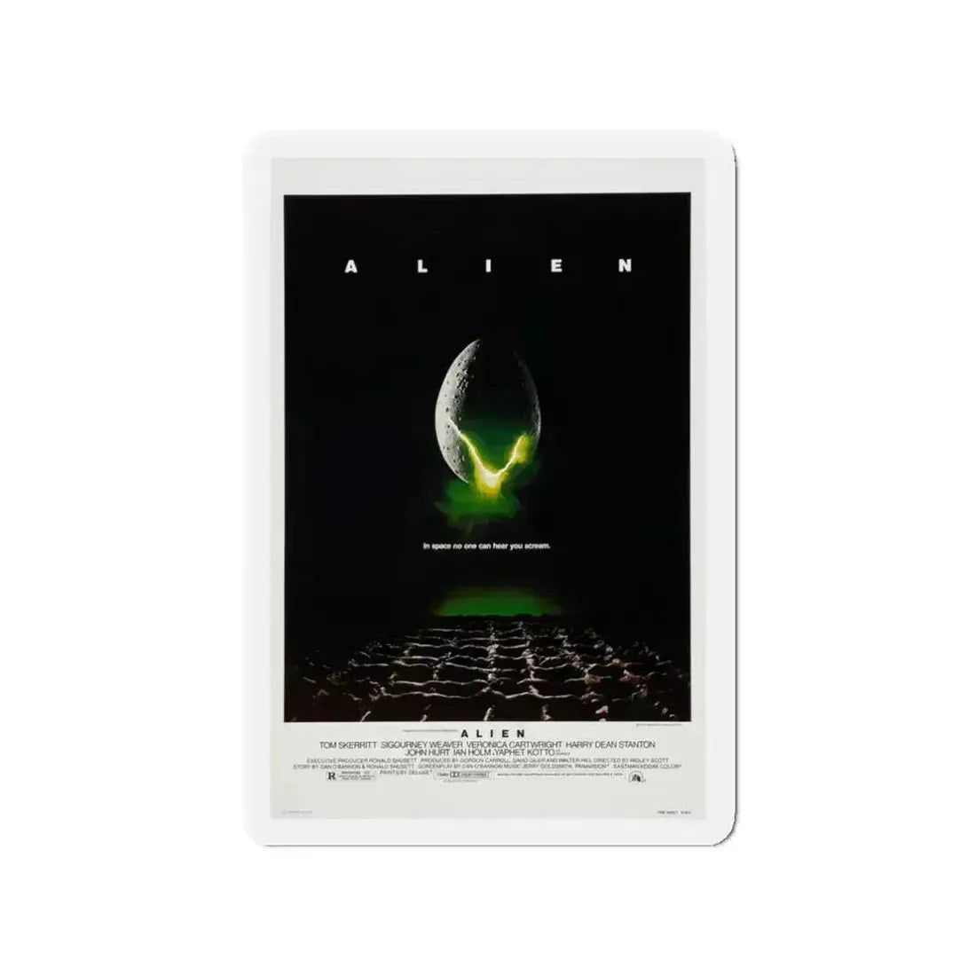 ALIEN 1979 Movie Poster - Refrigerator Magnet - The Sticker Space