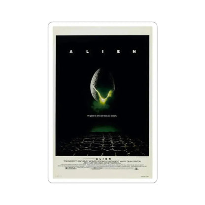 Alien 1979 Movie Poster STICKER Vinyl Die-Cut Decal 3 Inch - The Sticker Space