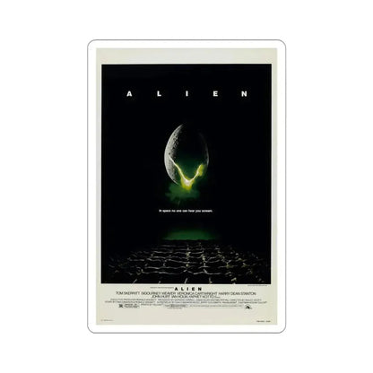 Alien 1979 Movie Poster STICKER Vinyl Die-Cut Decal 4 Inch - The Sticker Space