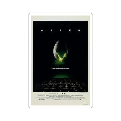 Alien 1979 Movie Poster STICKER Vinyl Die-Cut Decal - The Sticker Space