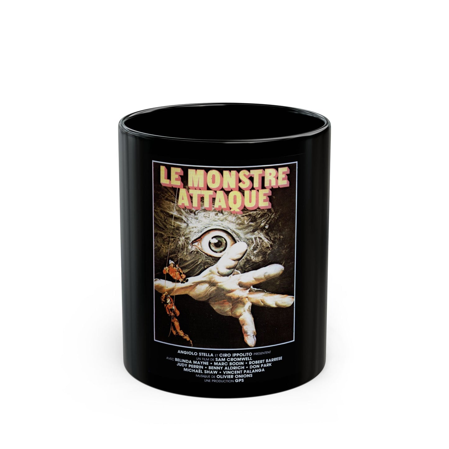 ALIEN 2 (FRENCH) 1986 Movie Poster - Black Coffee Mug