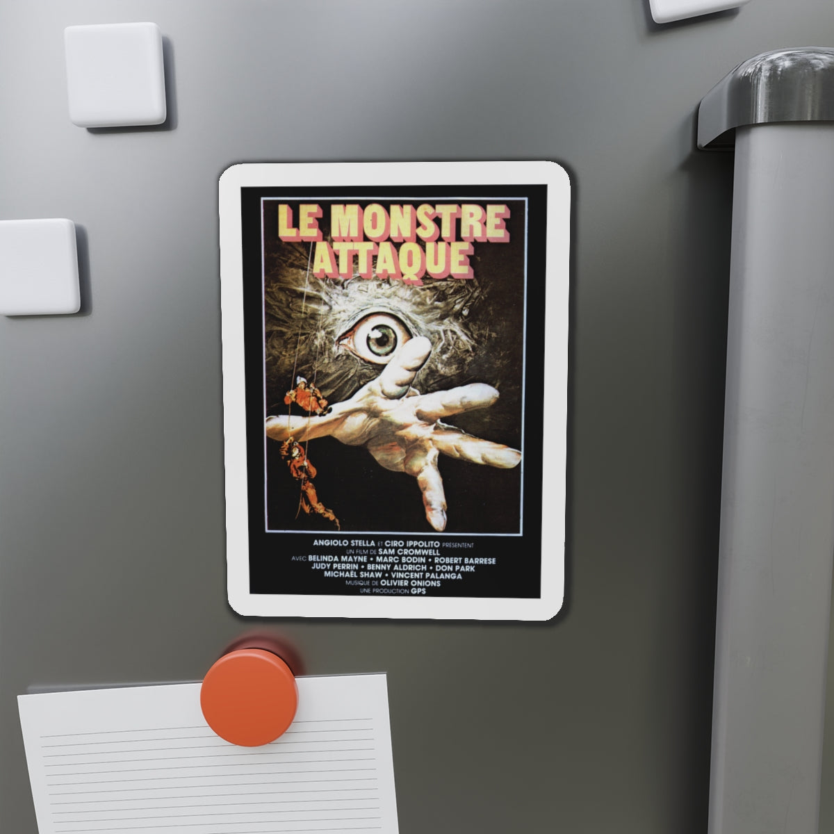 ALIEN 2 (FRENCH) 1986 Movie Poster - Die-Cut Magnet-The Sticker Space