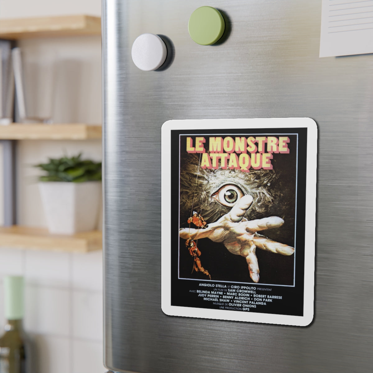 ALIEN 2 (FRENCH) 1986 Movie Poster - Die-Cut Magnet-The Sticker Space