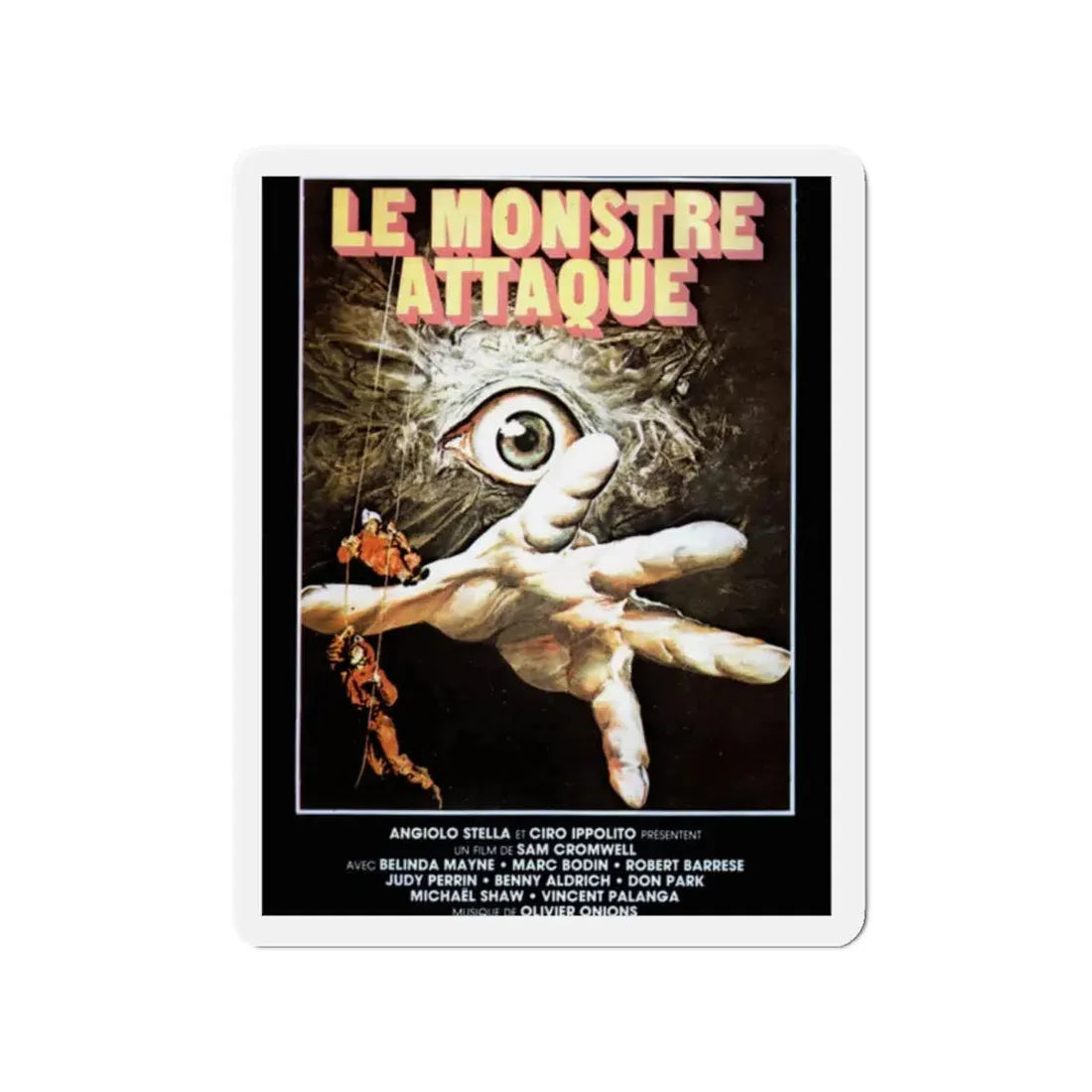 ALIEN 2 (FRENCH) 1986 Movie Poster - Refrigerator Magnet 2 Inch - The Sticker Space