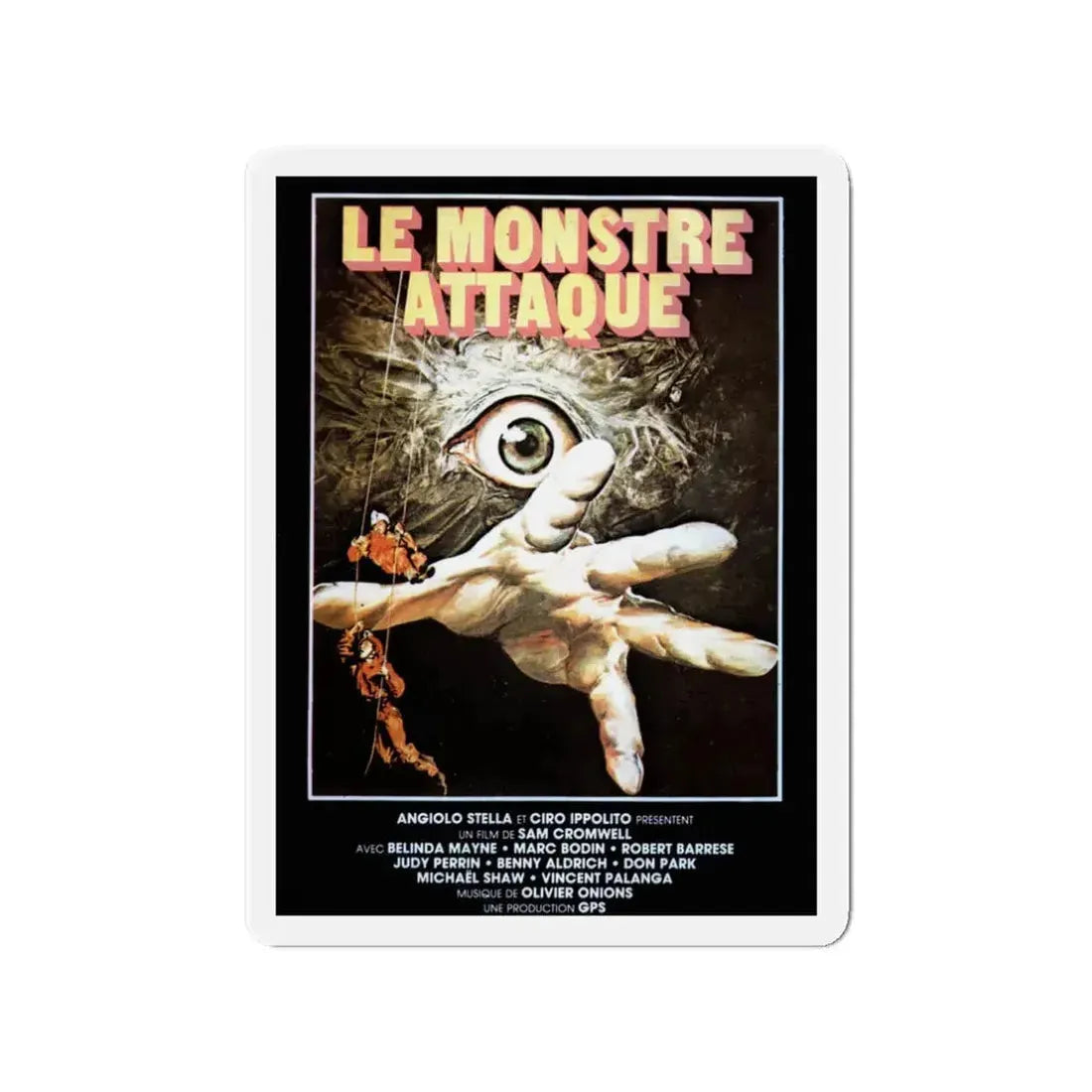 ALIEN 2 (FRENCH) 1986 Movie Poster - Refrigerator Magnet 3 Inch - The Sticker Space