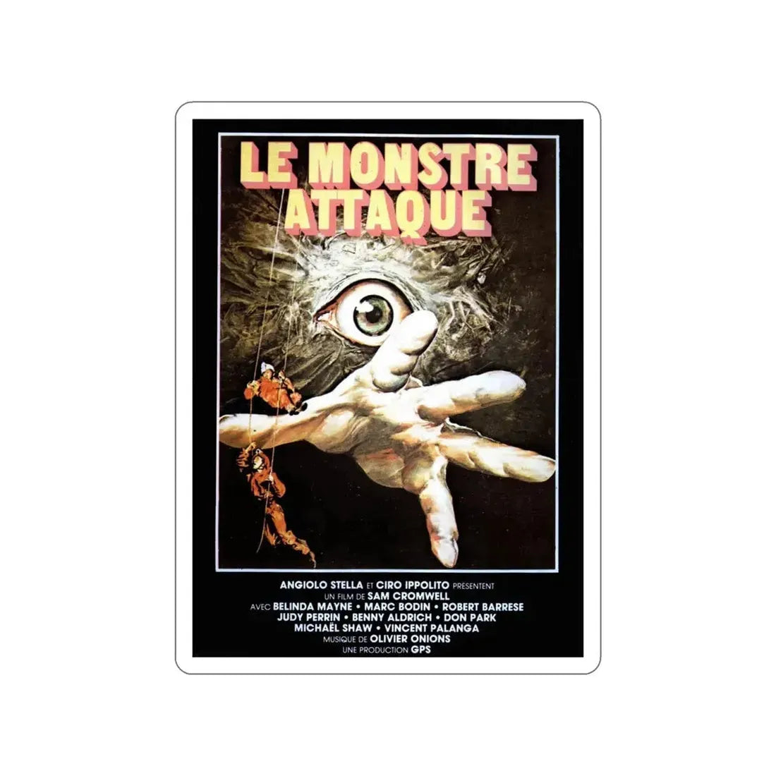 ALIEN 2 (FRENCH) 1986 Movie Poster STICKER Vinyl Die-Cut Decal - The Sticker Space