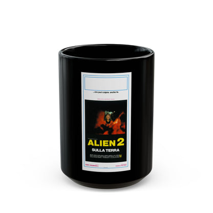 ALIEN 2 (ITALIAN) 1986 Movie Poster - Black Coffee Mug