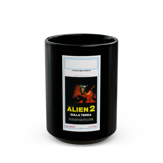 ALIEN 2 (ITALIAN) 1986 Movie Poster - Black Coffee Mug