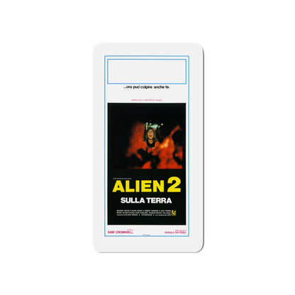 ALIEN 2 (ITALIAN) 1986 Movie Poster - Die-Cut Magnet-5" x 5"-The Sticker Space