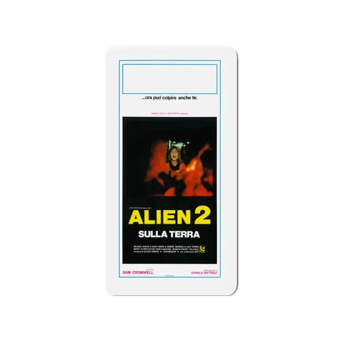 ALIEN 2 (ITALIAN) 1986 Movie Poster - Refrigerator Magnet 3 Inch - The Sticker Space
