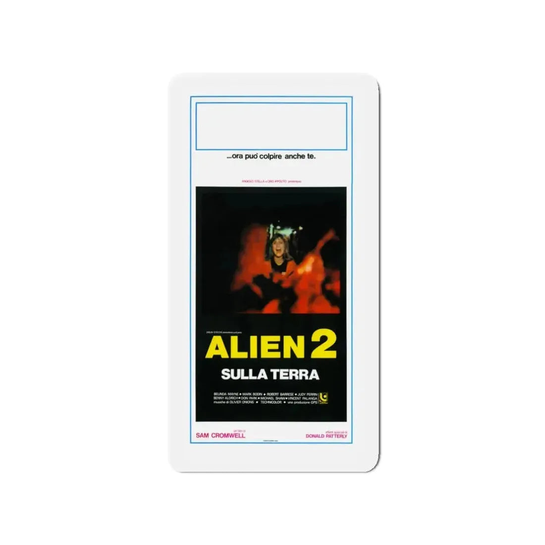ALIEN 2 (ITALIAN) 1986 Movie Poster - Refrigerator Magnet 3 Inch - The Sticker Space