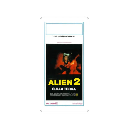 ALIEN 2 (ITALIAN) 1986 Movie Poster STICKER Vinyl Die-Cut Decal - The Sticker Space