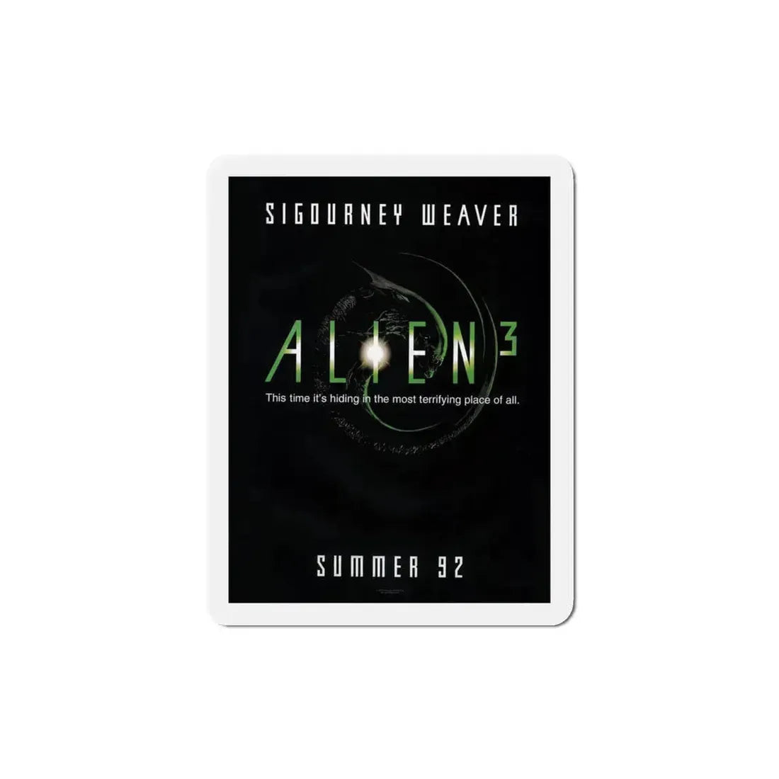 Alien 3 1992 Movie Poster Refrigerator Magnet 4 Inch - The Sticker Space