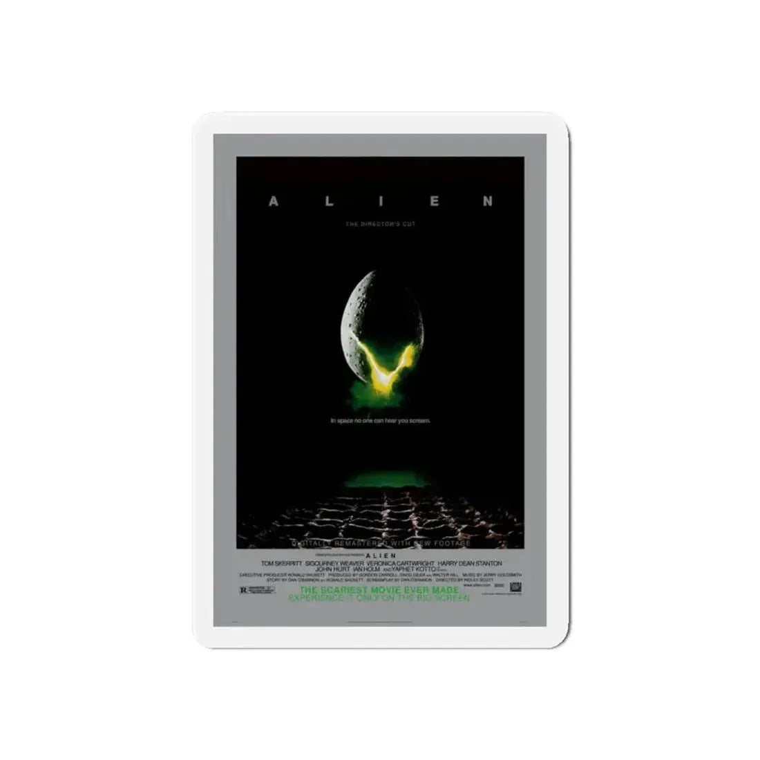 ALIEN - (DIRECTOR'S CUT) (2) 1979 Movie Poster - Refrigerator Magnet - The Sticker Space