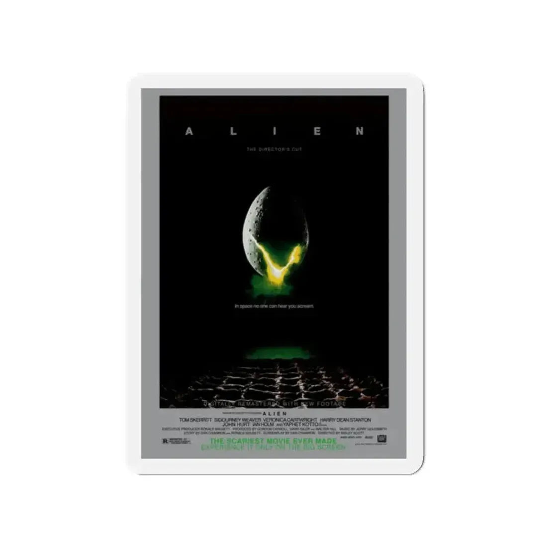 ALIEN - (DIRECTOR'S CUT) (2) 1979 Movie Poster - Refrigerator Magnet - The Sticker Space