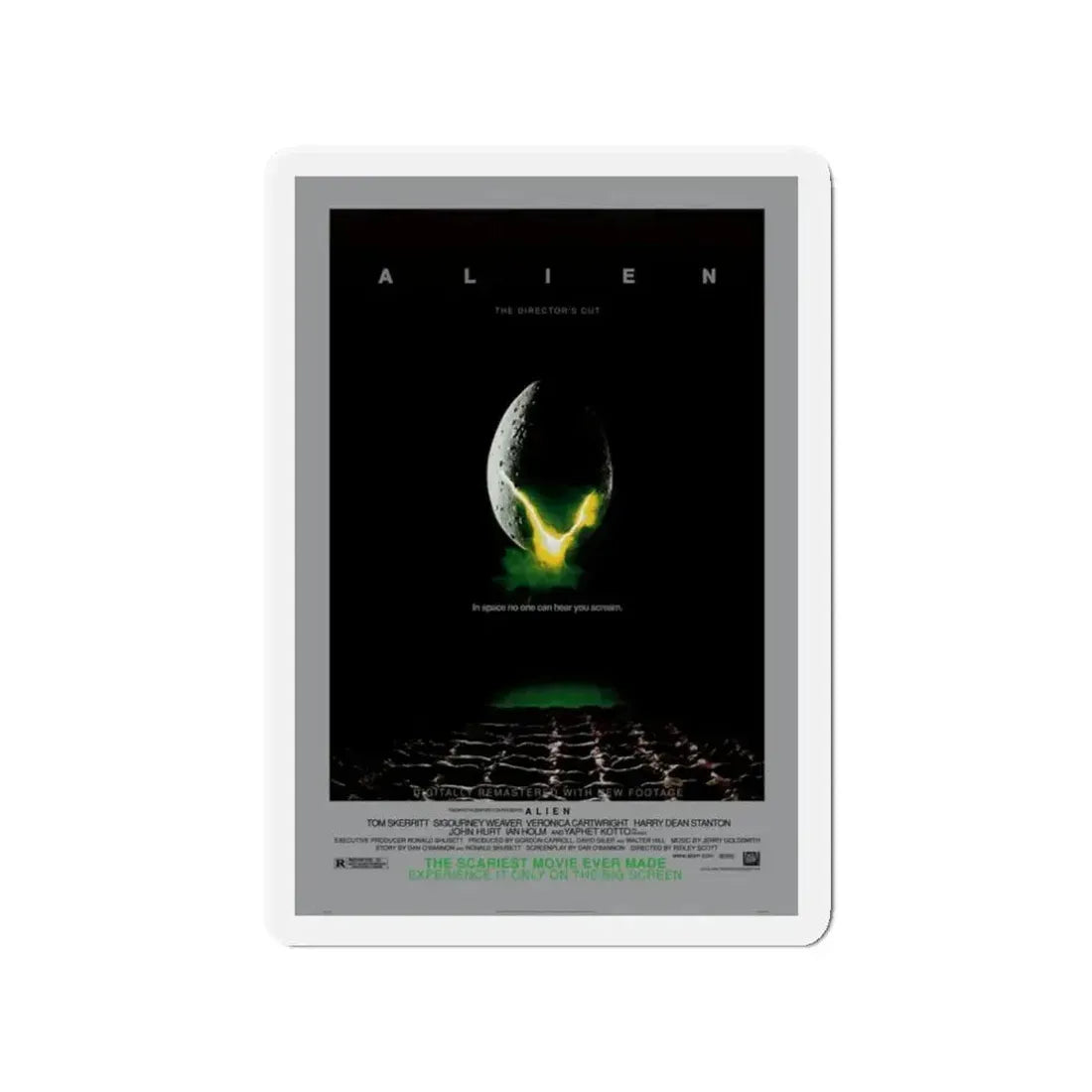 ALIEN - (DIRECTOR'S CUT) (2) 1979 Movie Poster - Refrigerator Magnet - The Sticker Space