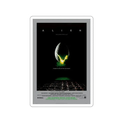 ALIEN - (DIRECTOR'S CUT) (2) 1979 Movie Poster STICKER Vinyl Die-Cut Decal 2 Inch - The Sticker Space