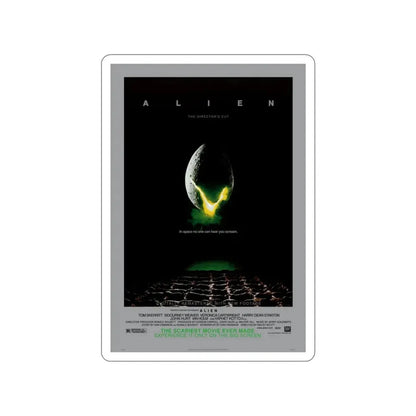 ALIEN - (DIRECTOR'S CUT) (2) 1979 Movie Poster STICKER Vinyl Die-Cut Decal 6 Inch - The Sticker Space