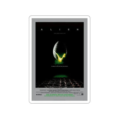 ALIEN - (DIRECTOR'S CUT) (2) 1979 Movie Poster STICKER Vinyl Die-Cut Decal - The Sticker Space