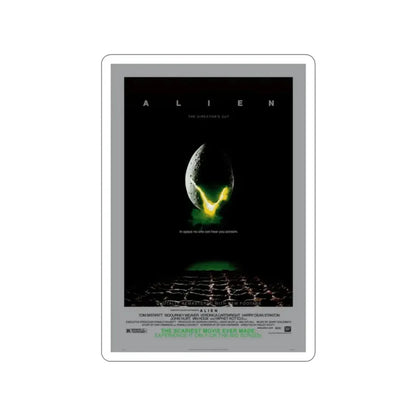 ALIEN - (DIRECTOR'S CUT) (2) 1979 Movie Poster STICKER Vinyl Die-Cut Decal - The Sticker Space