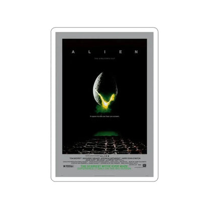 ALIEN - (DIRECTOR'S CUT) (2) 1979 Movie Poster STICKER Vinyl Die-Cut Decal - The Sticker Space