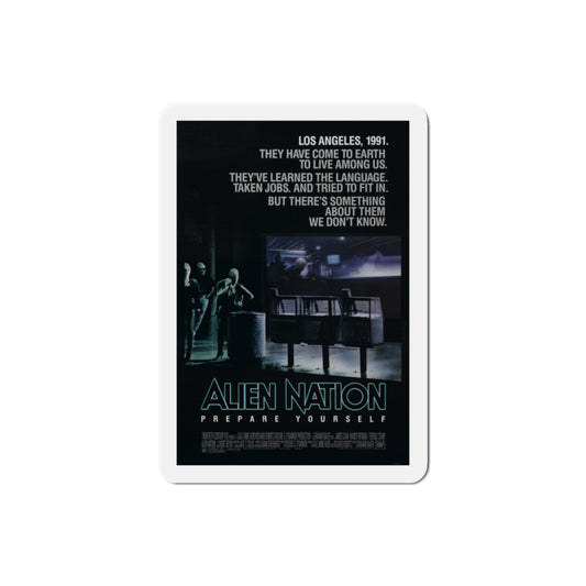 Alien Nation 1988 Movie Poster Die-Cut Magnet-2" x 2"-The Sticker Space