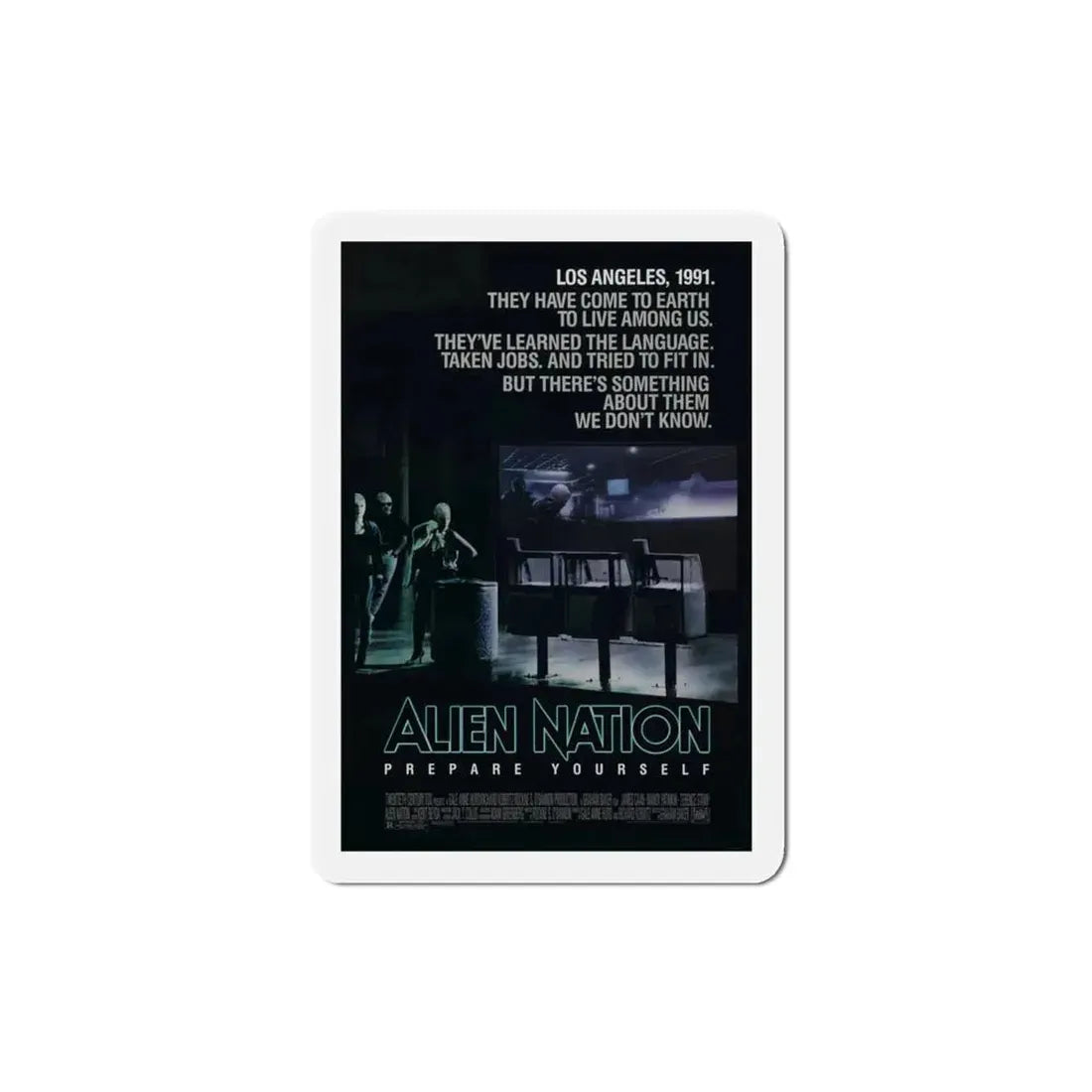 Alien Nation 1988 Movie Poster Refrigerator Magnet - The Sticker Space