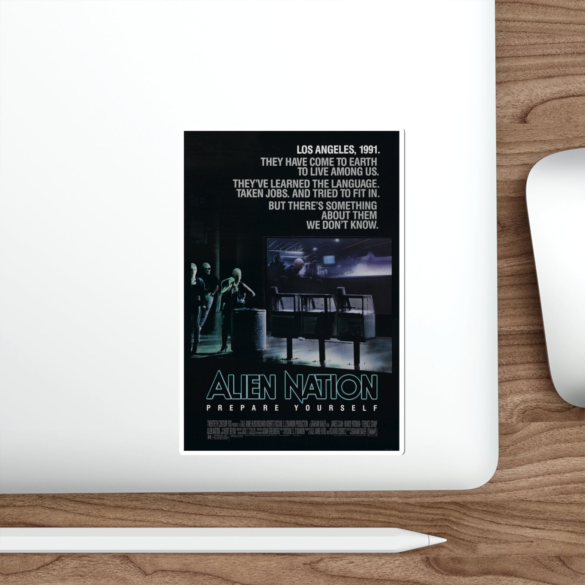 Alien Nation 1988 Movie Poster STICKER Vinyl Die-Cut Decal-The Sticker Space