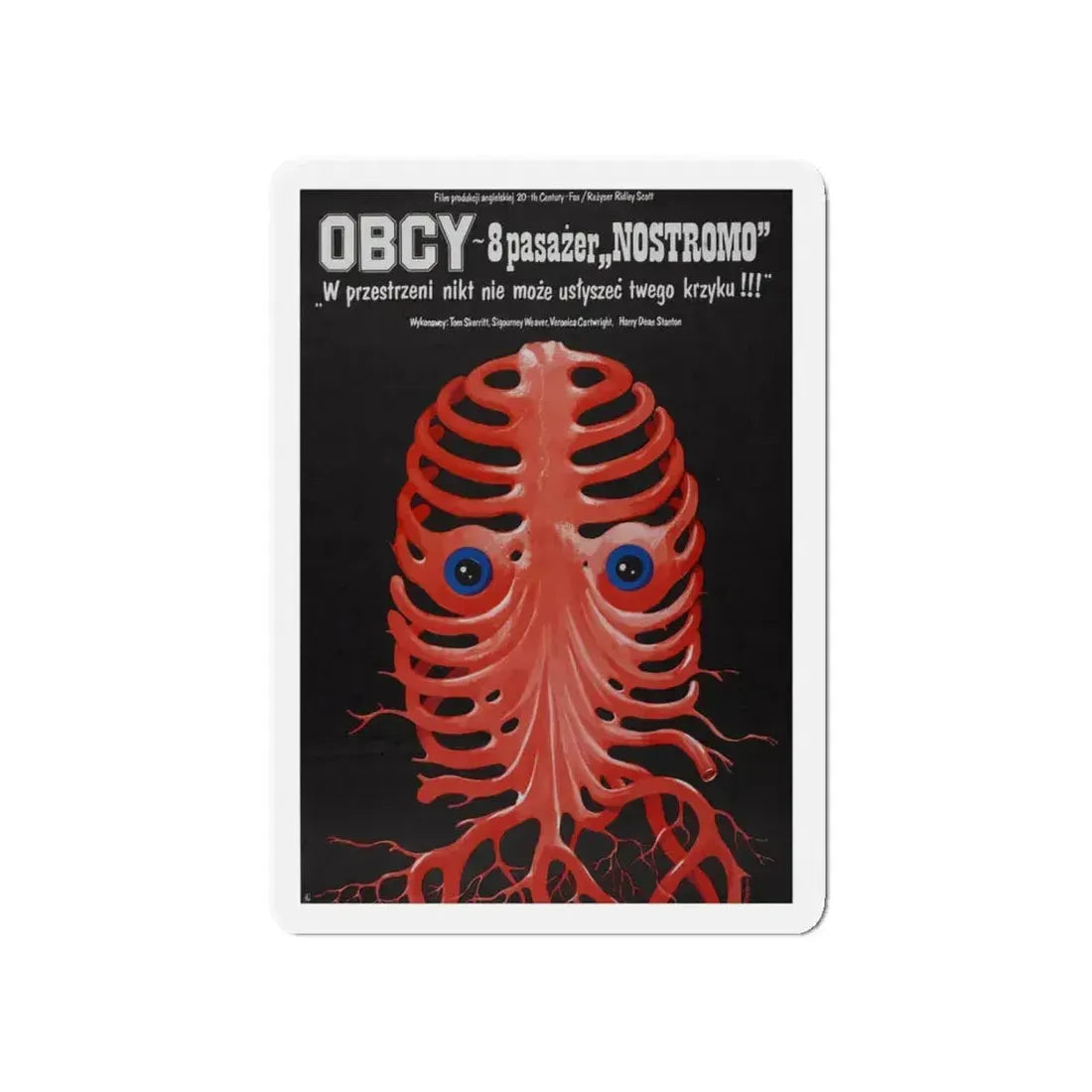 ALIEN (POLISH) 1979 Movie Poster - Refrigerator Magnet 5 Inch - The Sticker Space