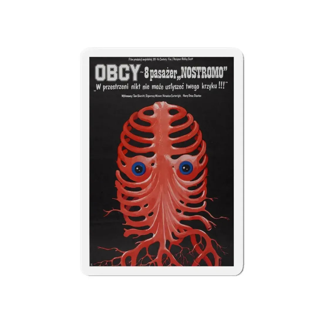 ALIEN (POLISH) 1979 Movie Poster - Refrigerator Magnet 6 Inch - The Sticker Space