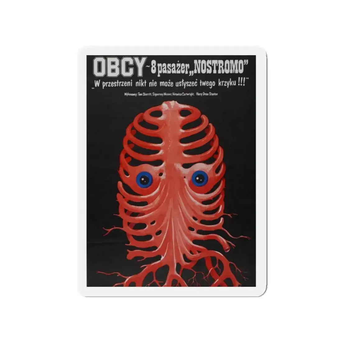 ALIEN (POLISH) 1979 Movie Poster - Refrigerator Magnet - The Sticker Space