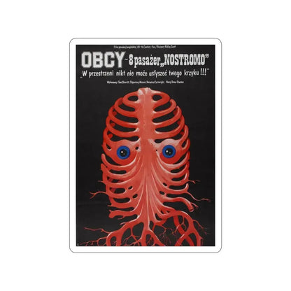 ALIEN (POLISH) 1979 Movie Poster STICKER Vinyl Die-Cut Decal 3 Inch - The Sticker Space