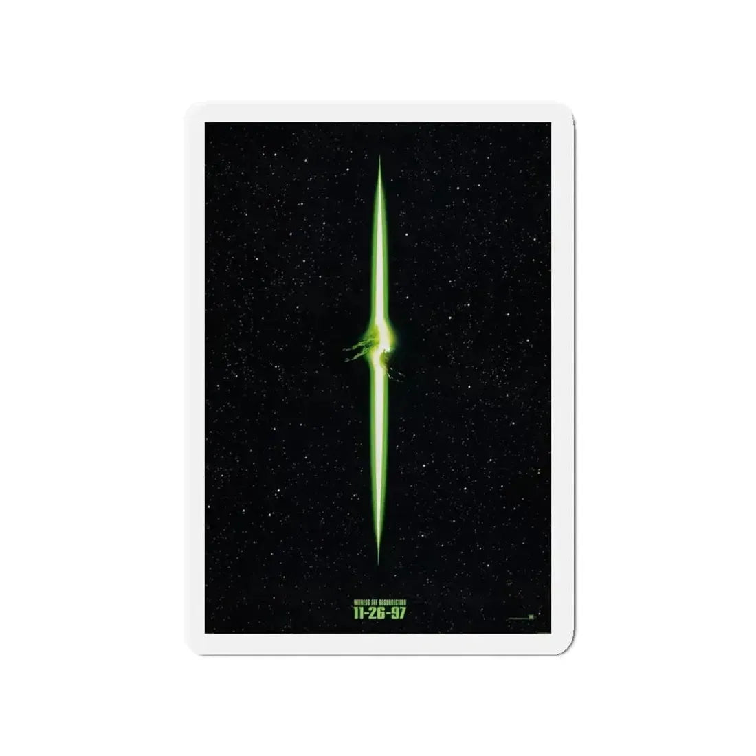 ALIEN RESSURECTION (TEASER) 1997 Movie Poster - Refrigerator Magnet 3 Inch - The Sticker Space