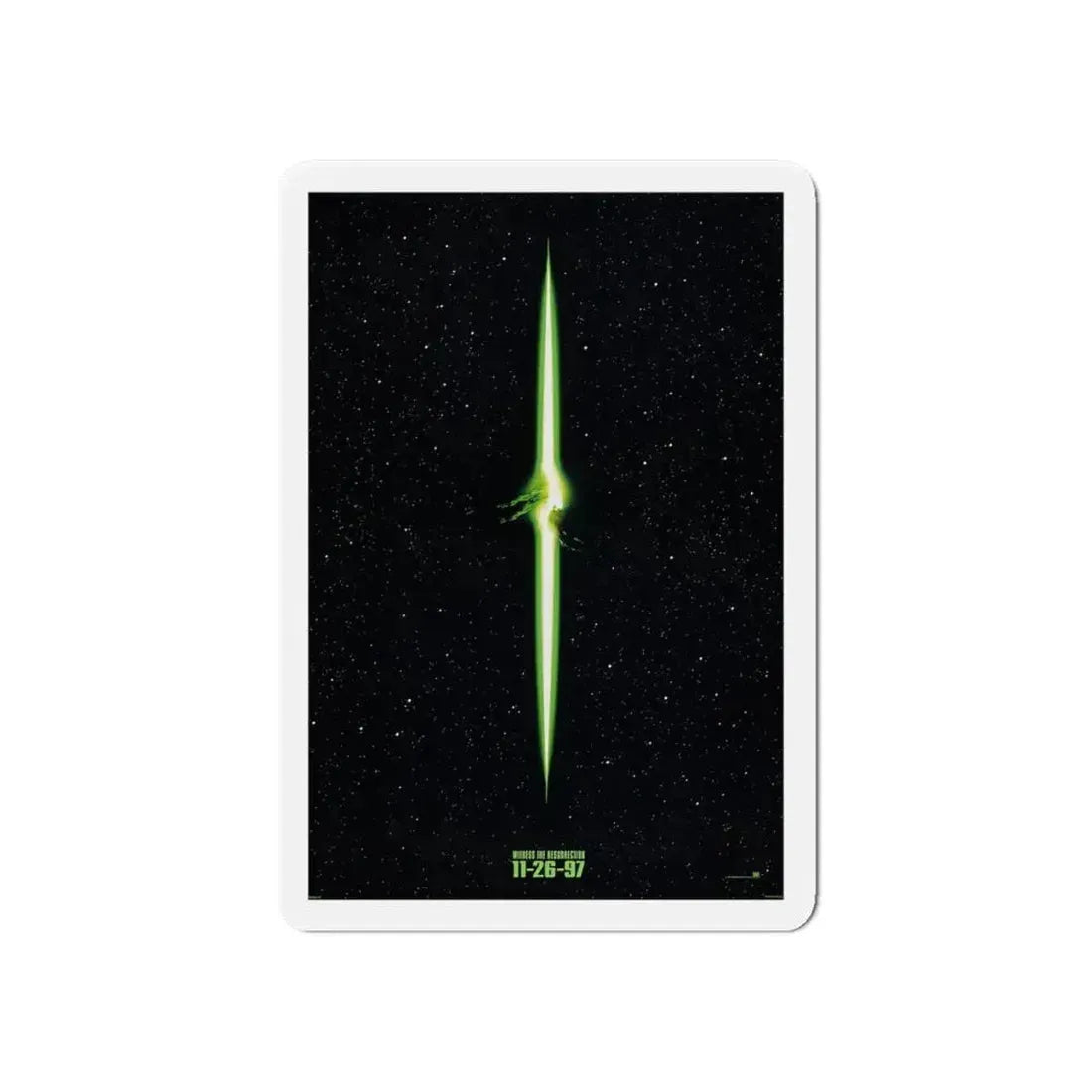 ALIEN RESSURECTION (TEASER) 1997 Movie Poster - Refrigerator Magnet 6 Inch - The Sticker Space